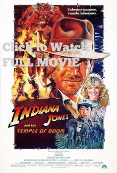 Watch Indiana Jones and the Temple of Doom Full Movie!. Indiana Jones and the Temple of Doom tell story about After arriving in India, Indiana Jones is asked by a desperate village to find a mystical stone. He agrees – and stumbles upon a secret cult plotting a terrible plan in the catacombs of an ancient palace. #Adventure #movies #Movienight #MoviePoster #movietowatch #1984movie Watch Indiana Jones and the Temple of Doom Full Movie FreeWatch Indiana Jones and the Temple of Doom now by clic...