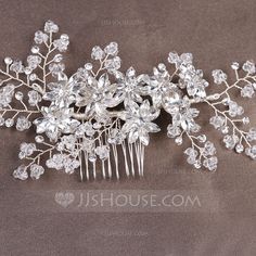 Damen Mode Bling Kopfbedeckung Voll Kristall Haarspange Handgefertigt Candy