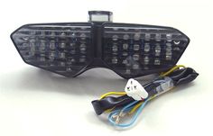 Areyourshop Integrated LED TailLight Turn Signals For Yamaha YZF R6 2003-2005 YZF R6S 2006-2008 Smoke
