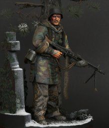 WWII - Figurine 1/16 - Mitrailleur Allemand 2e guerre mondiale - Terminé 3e0a87bf50ac23f083553080b4d5585e--scale-model-budapest