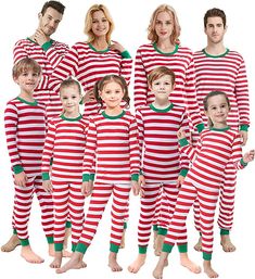 GIKING Christmas Matching Family Pajamas Sets Funny Xmas Mom Dad Kids Pajamas Hooded Fleece Two Piece Pjs Outfit Set
