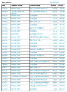 a printable form on which to record daily sales in a cleaning business expenses spreadsheet