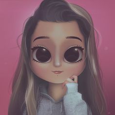 Cartoon, Portrait, Digital Art, Digital Drawing, Digital Painting, Character Design, Drawing, Big Eyes, Cute, Illustration, Art, Girl, Filter, Sweater Kawaii, Portraits, Disney, Girls Cartoon Art, Cartoon Girl Drawing, Girl Cartoon, Cartoon Eyes