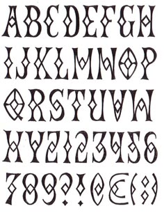 lettering font style