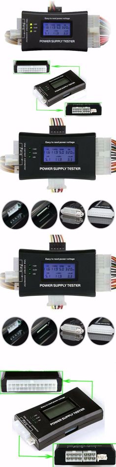 PC Computer PSU ATX Power Supply Tester 4//6//8//20//24 Pin Plug SATA Floppy Molex