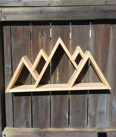 check out this beautiful handmade mountain shelf which would make a perfect addition to any home