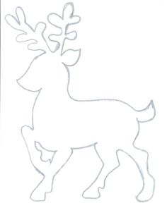 X5 Snowflake Deer Stencil Glass Craft Etched Vinyl Sticker Silhouette Christmas