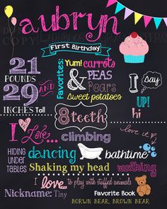 chalkboard poster template