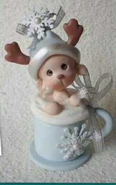 Papá Noel Smoky dekofiguren cabañita nikolausfiguren decoración