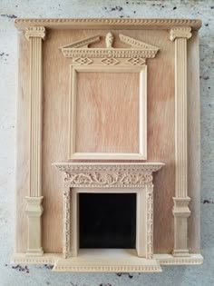 FIREPLACE LION ANDIRONS ~ Dollhouse Miniature ~ 1:12 scale ~ Room Box