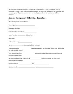 <strong>EQUIPMENT PURCHASE & INSTALLATION AGREEMENT</strong> Equipment sales agreement template