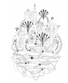 Botanical Wonderland | Coloring pages to print - Flowers