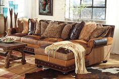 1026 Best Decor Rustic Western Images On Pinterest In 2018 This Would Perfect For The Family Room Downstairs When It S Finished Cowhide Furniture Western