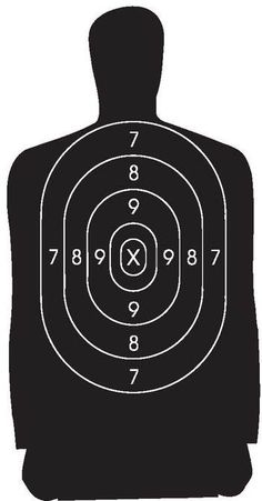 printable pistol targets 85 x 11 printable 85 x 11