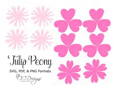 paper flower templates diy giant paper flowers diy flower paper flower template svg