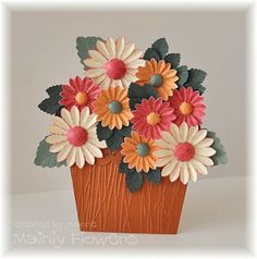 209 best flowerpot cards images flower cards planters paper flowers flower pot making paper