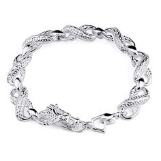 SaySure Jewelry Punk Skull Bracelets Stainless Steel Black