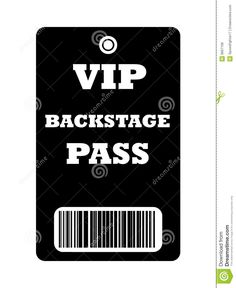 backstage pass template love the idea of a vip all access pass