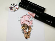 Crafters Companion Spectrum Noir Alcohol Markers Pale Hues