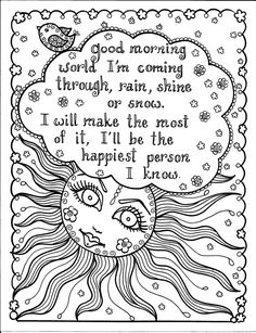 5 Pages Instant Download Be BrAvE Coloring Book Inspirational Art To Color