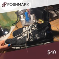 worn once triple black adipowers sz 5 mens 6 5 wmn too big on me