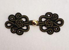 Oyster frog closure 3 scroll Set of 3