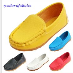iDuoDuo Boy Girl Soft PU Leather Flat Leisure Shoes Fashion Stripes Loafers Toddler//Little Kid//Big Kid