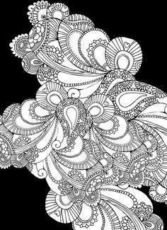Creative Haven Magical Mehndi Designs Coloring Book Striking Patterns On A Dramatic Black Background Welcome To Dover Publications