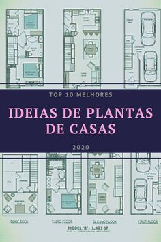 Inspire-se com modelos de Plantas de Casas Modernas. Top 10 melhores imagens de Plantas de Casas em 2020.