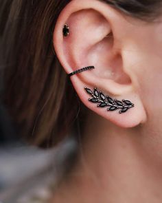 SAILIMUE 9 Pairs 16G Stainless Steel Ear Cartilage Earrings Tragus Helix Conch Piercing Jewelry Set Flower Feather Moon Triangle Star CZ Earrings for Women