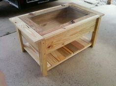 How To Build Gl Top Shadow Box Coffee Table Craft Pinterest This Is A Coffee Shadow Box Table That I Built Using An Antique Window