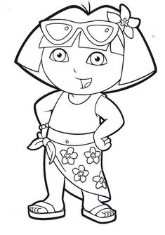 Dora And Swiper Coloring Pages