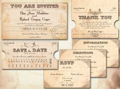 Printable Vintage Wedding Invitations Template Train Review Printable Vintage Wedding Invitations New Orleans Suite Train Ticket By Jessica Cates