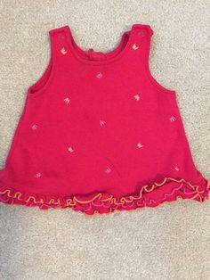 NWT Old Navy Toddler Girls Size 12-18 Months Ivory Ruffle Lace Tank Top