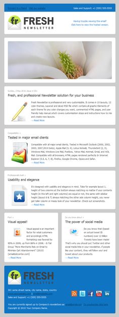 Brighter Business Email Template Template, Newsletter templates - business email template Brighter Business Email Template Template, Newsletter templates - business email template