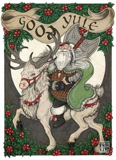 stag prince holiday card pagan yule card ideas pinterest pagan