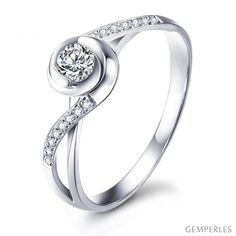 bague solitaire sarah or blanc et oxydes bague solitaire sarah or blanc et oxydes
