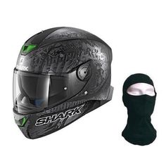 Shark SKWAL 2/ draghal cascos de motocicleta talla M color negro//rojo
