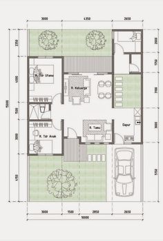 Pelan Rumah Banglo Setingkat 4 Bilik House In 2018 Pinterest Denah Rumah Minimalis Type 70 1 Lantai