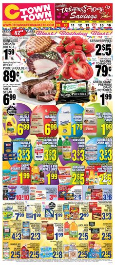 ctown weekly ad august 11 17 us grocery savings ctown c town flyer