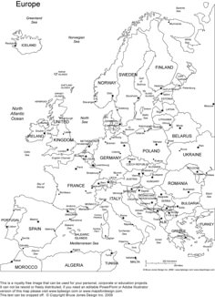europe printable blank map royalty free jpg for coloring pages from free usa and world maps websites other countries and versions as well - World Map Coloring Page europe printable blank map royalty free jpg for coloring pages from free usa and world maps websites other countries and versions as well - World Map Coloring Page