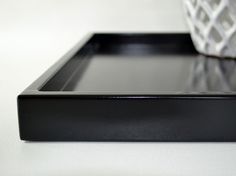 Black Decorative Tray Classy Large Black Square Mirror Traybravailable Online And In Stores Decorating Inspiration Black Decorative Tray Entrancing Large Black Square Mirror Traybravailable Online And In Stores Design Decoration