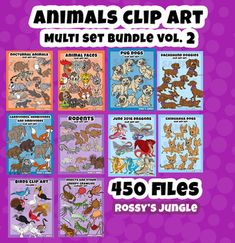 450 Files Animal Clip Art ULTRABUNDLE Vol2 450 Files Animal Clip Art ULTRABUNDLE Vol2