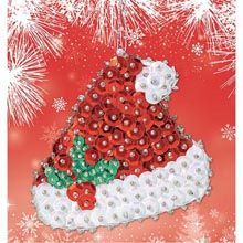 /"Americana Star OR Heart OR Bell/" kit makes 2 ornaments styrofoam sequins pearls