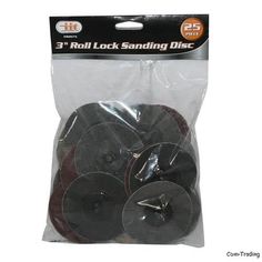 R Type Quick Change Lock Sanding Disc for Die Grinder Removing Paint Rust 10 Pack 3inch Strip /& Clean Abrasives Roloc Discs with 1Pc Roloc Disc Pad