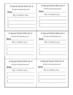 free secret santa templates free secret santa templates