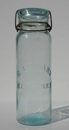 Vintage Brockway Bicentennial Mason Pint Canning Jar Original Very Rare