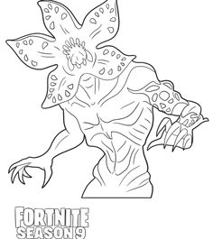 Demogorgon fortnite fortnitebattleroyale coloringpages Dibujos