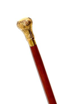 Walking Stick Men/'s Stick Nautical Style Brass Knob Brown Wooden Vintage Cane