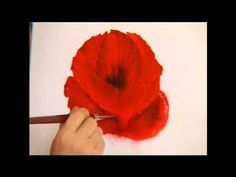 Aquarelle Mohnblumen Malen Lernen Im Kurs In 2020 Aquarell Mohnblumen Blumen Malen Aquarell Blumen